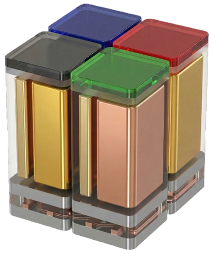 Pixelated filter-array integration module